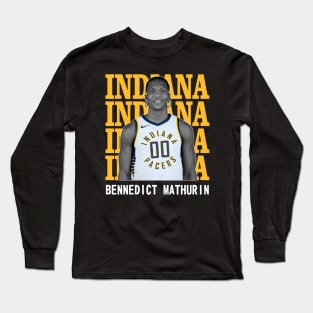 Indiana Pacers Bennedict Mathurin 00 Long Sleeve T-Shirt